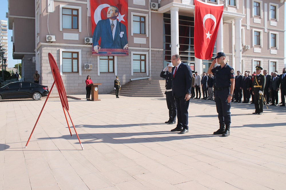 30 Ağustos Zafer Bayramının 101. Yıldönümü Törenlerle Kutlandı.