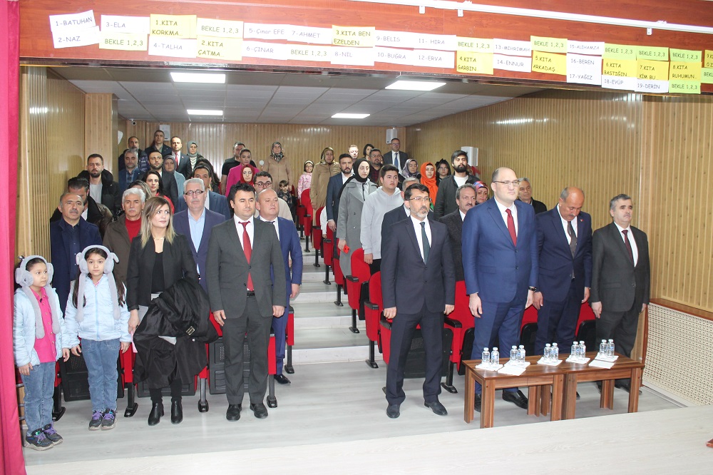 12 Mart İstiklal Marşımızın Kabulünün yıldönümü  ve Mehmet Akif ERSOY' u anma günü etkinliklerle kutlandı.